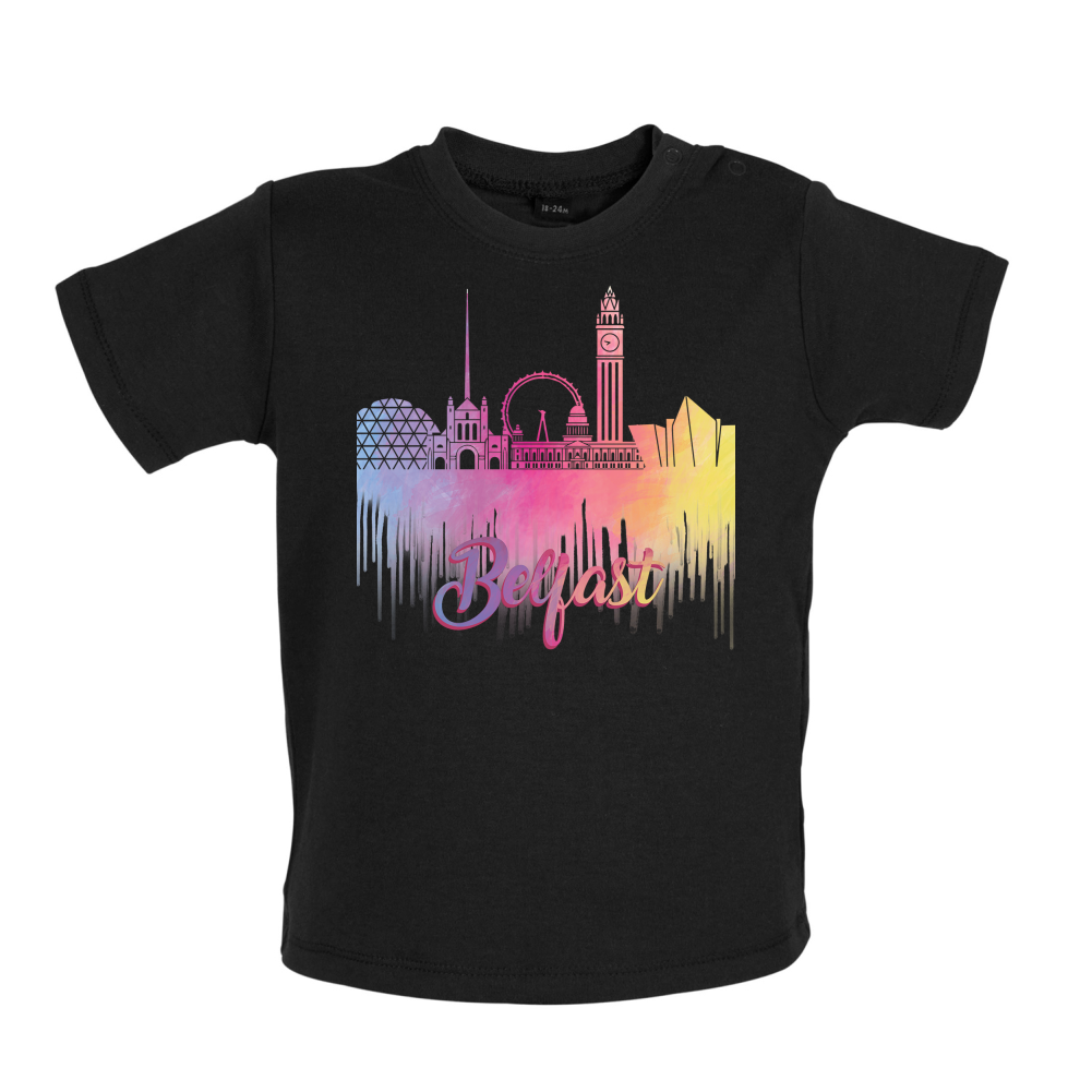 Belfast Silhouette  Baby T Shirt