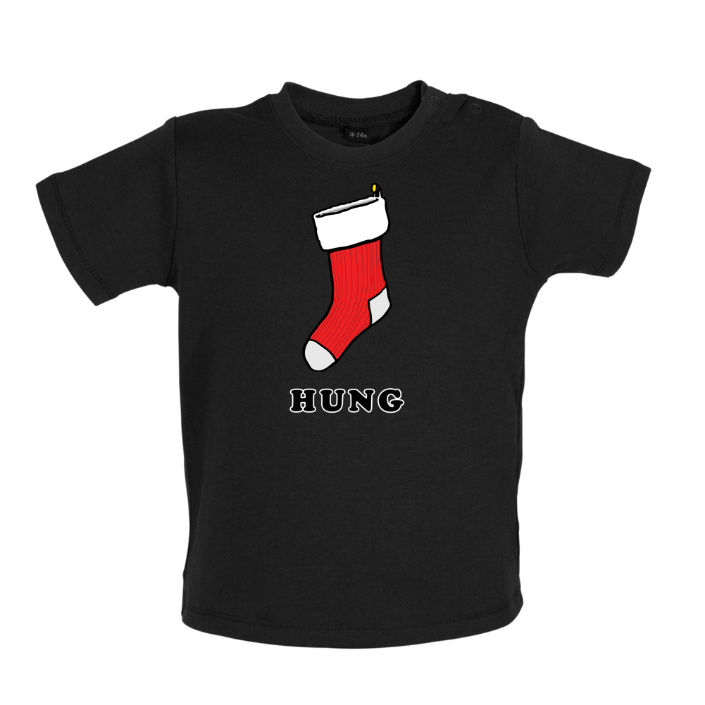 Hung Stocking Baby T Shirt