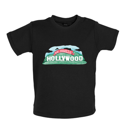 Hollywood Sign Baby T Shirt