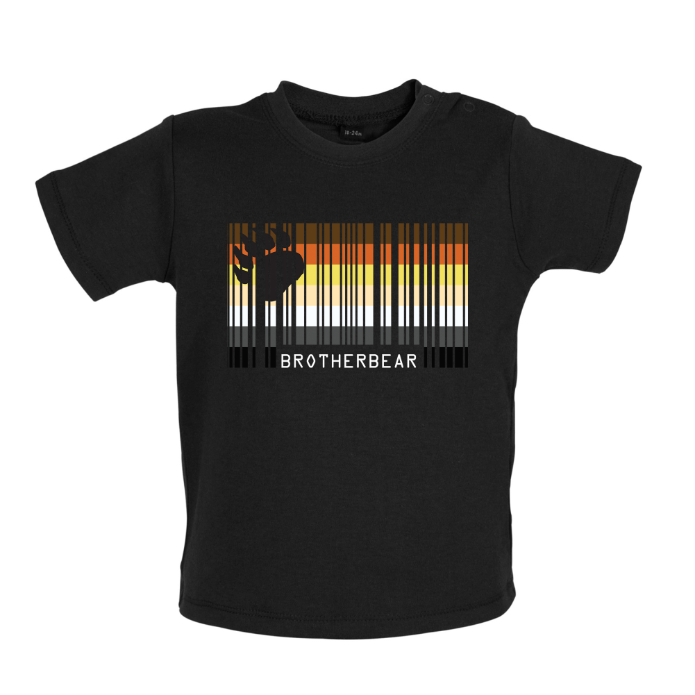 LGBT Barcode Flags - Brother Bear Baby T Shirt