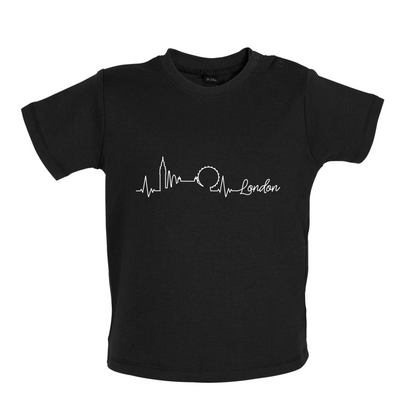 London Heartbeat Baby T Shirt