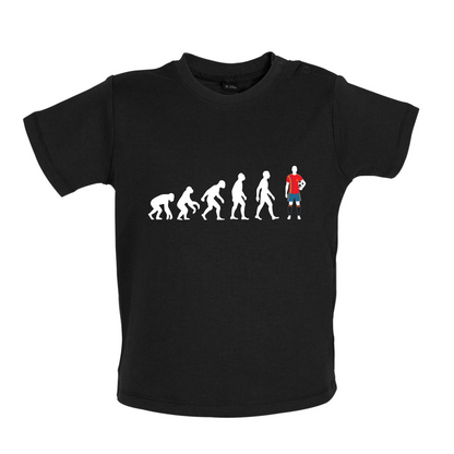 Evolution of Man - Spain Baby T Shirt