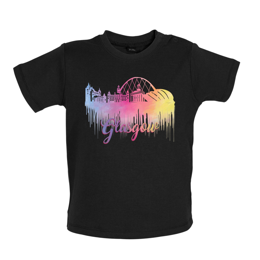 Glasgow Silhouette  Baby T Shirt