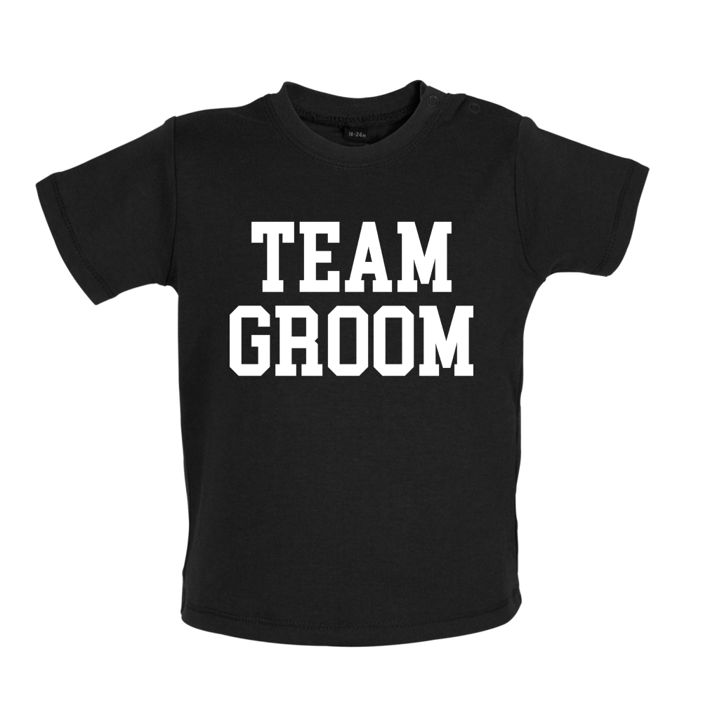 Team Groom  Baby T Shirt