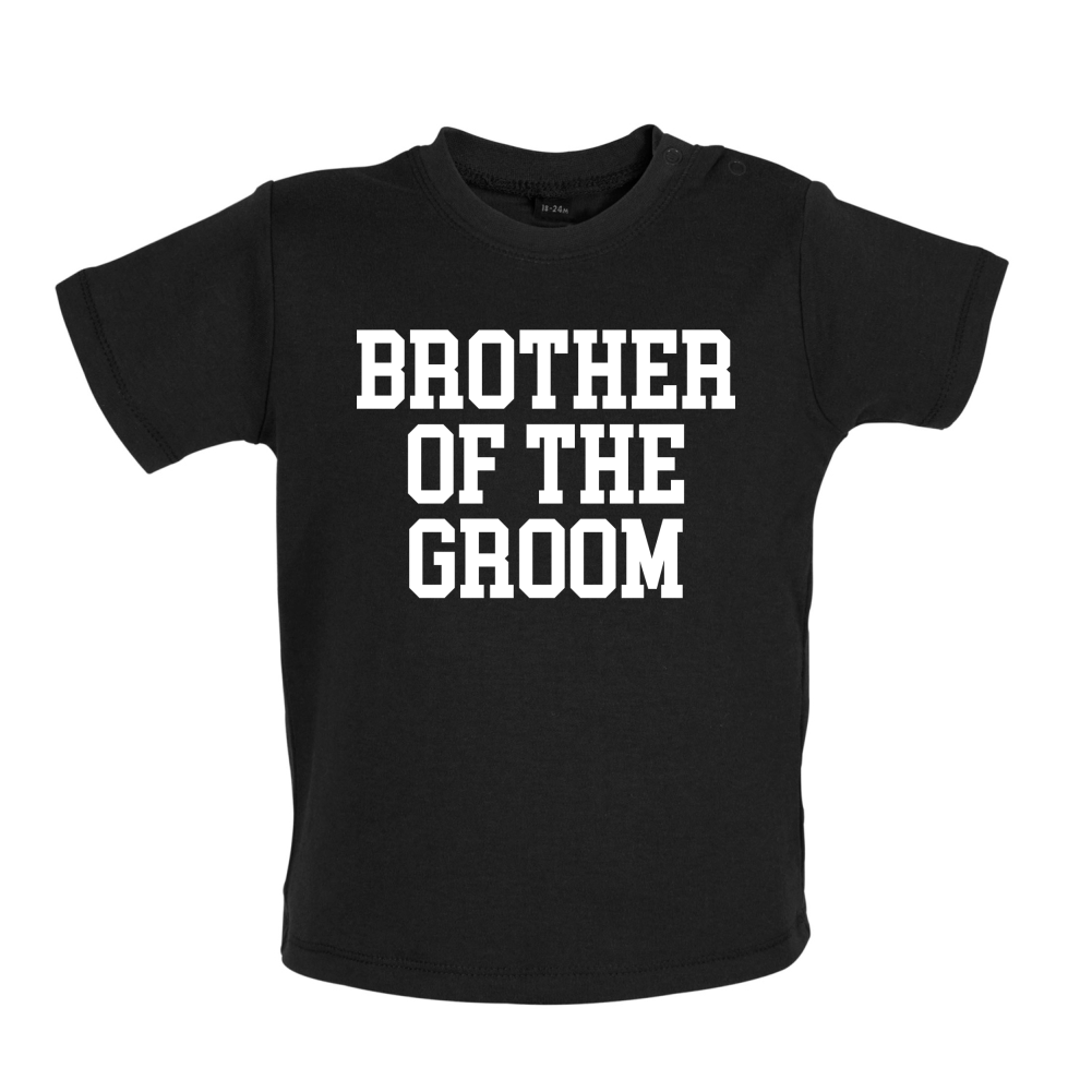 Brother Of The Groom Baby T Shirt