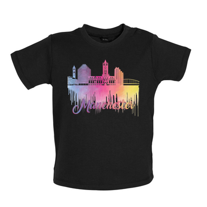 Manchester Silhouette  Baby T Shirt