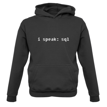 I Speak SQL Kids T Shirt