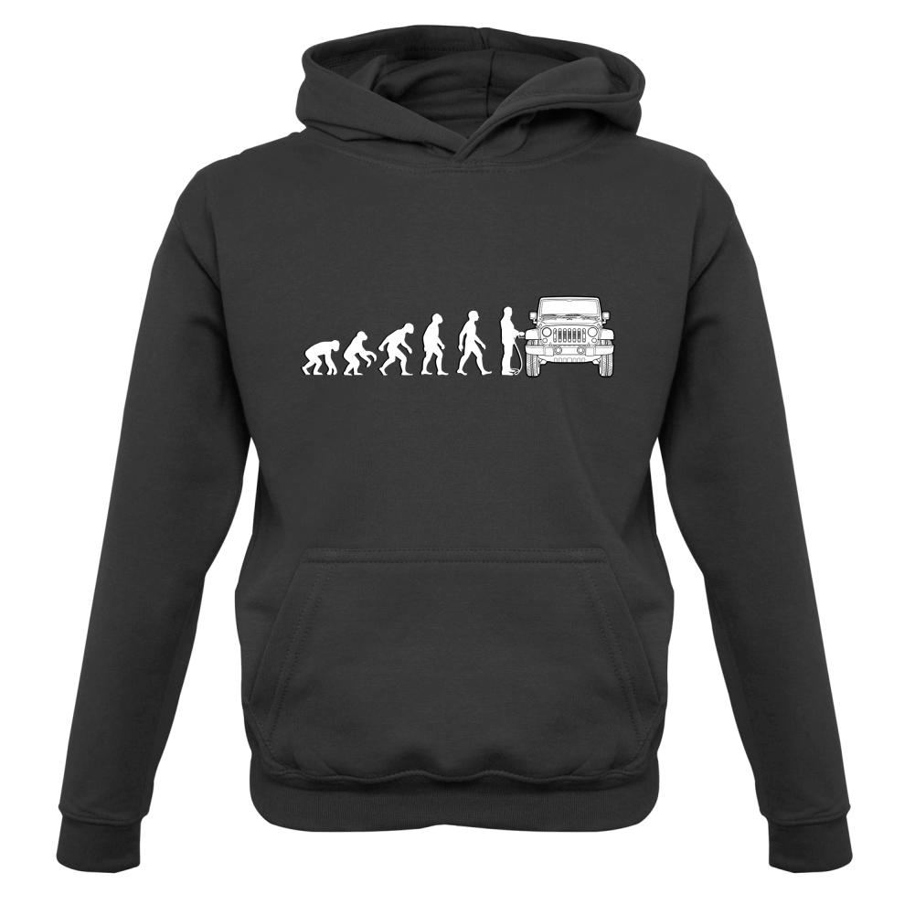 Evolution of Man JK Driver Kids T Shirt