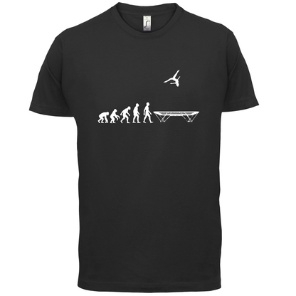 Evolution Of Man Trampolining T Shirt