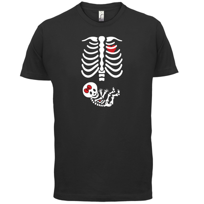 Skeleton Baby Girl T Shirt