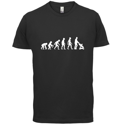 Evolution Of Man Push Chair T Shirt