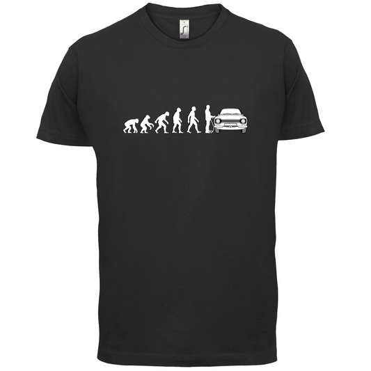 Evolution of Man Mk1 Escort Driver T Shirt