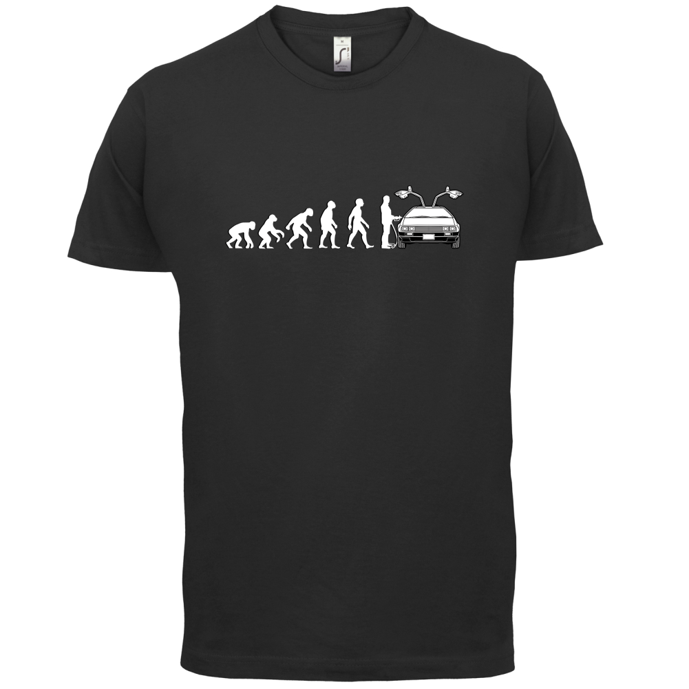 Evolution of Man DMC-12 Driver T Shirt