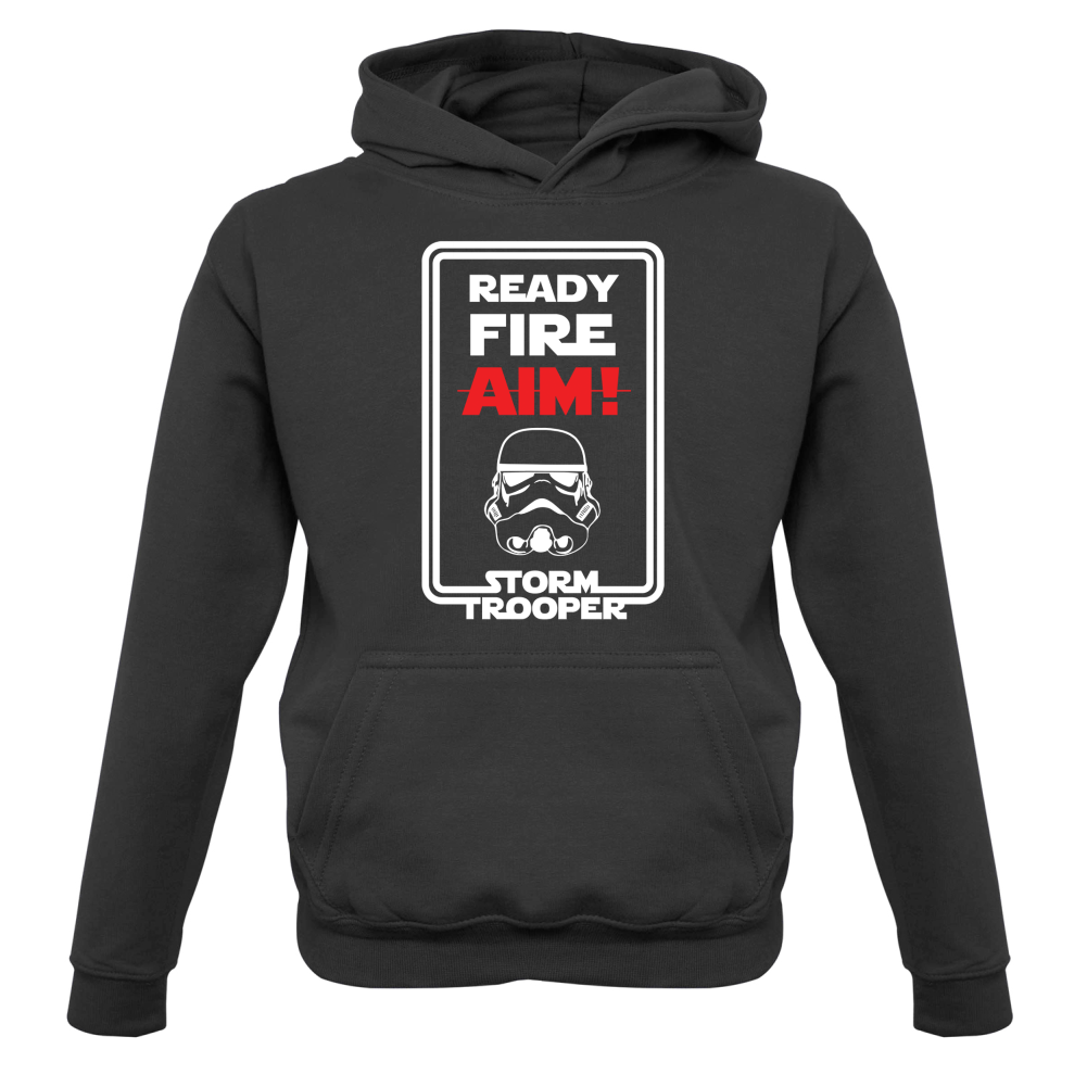 Ready Fire Aim Kids T Shirt