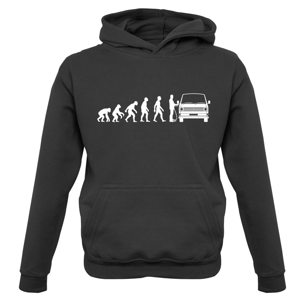 Evolution of Man T3 - T25 Campervan Kids T Shirt