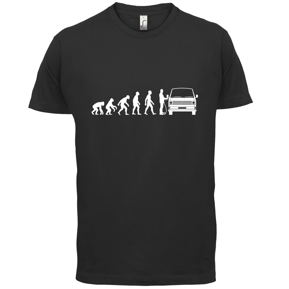 Evolution of Man T3 - T25 Campervan T Shirt