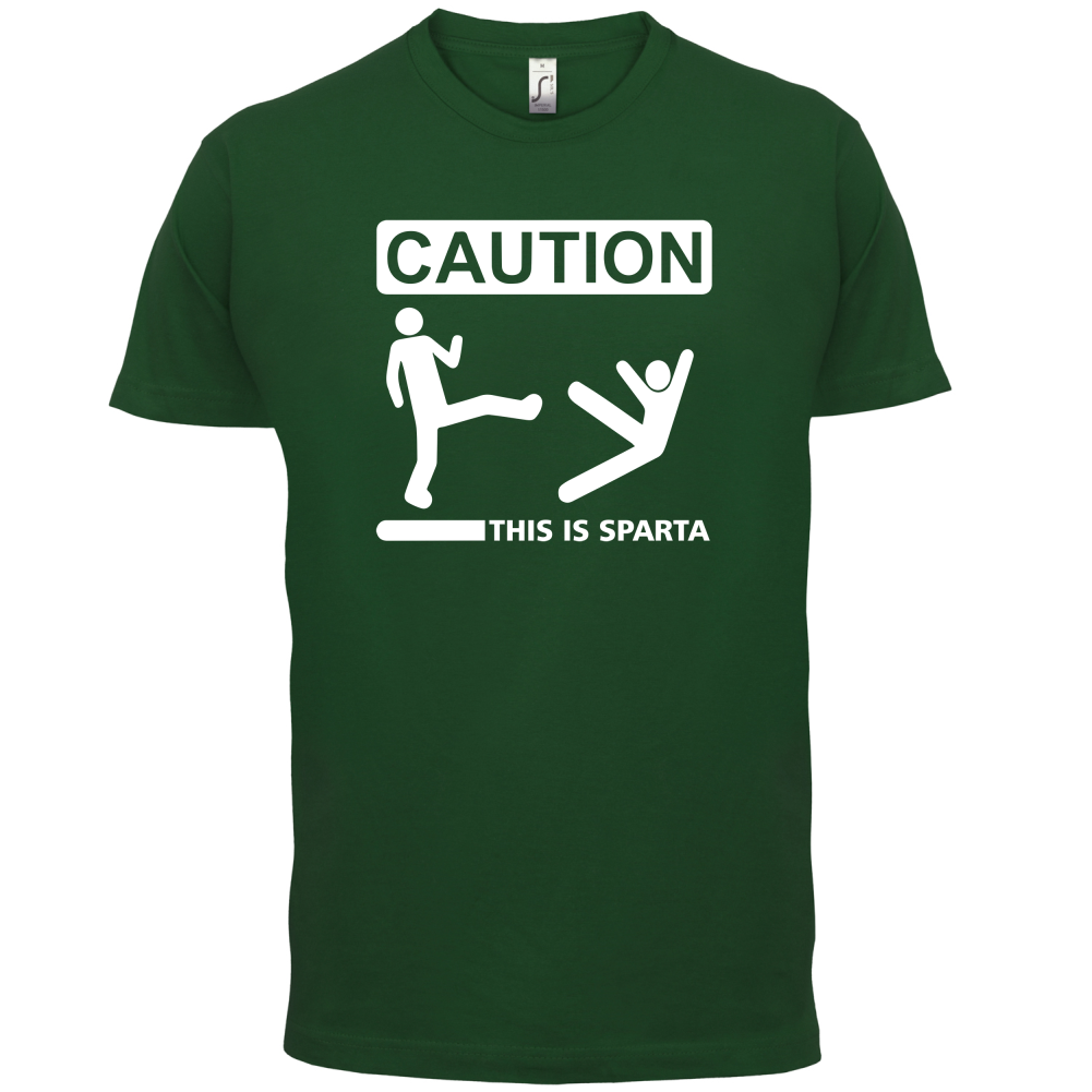 Caution This Is Sparta T Shirt