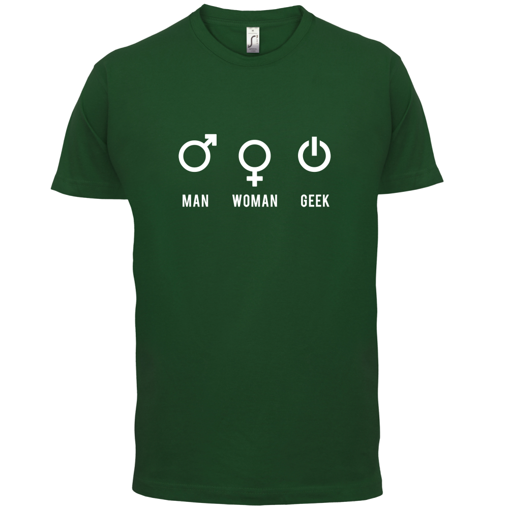 Man Woman GEEK T Shirt