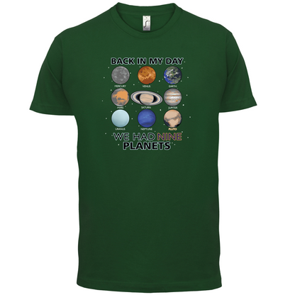 We Had Nine Planets T Shirt