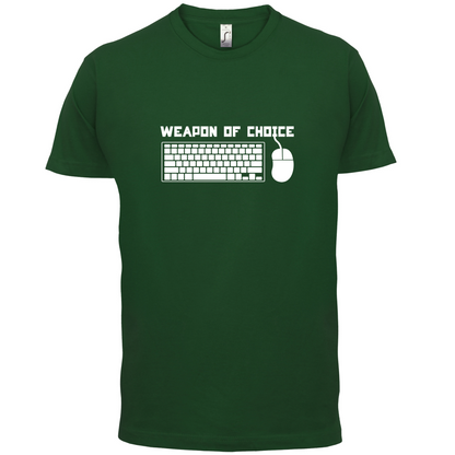 Weapon Of Choice PC T Shirt