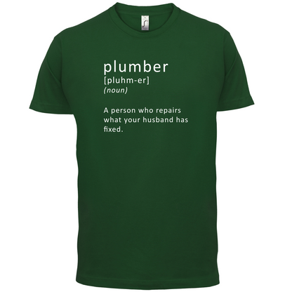 Plumber Definition T Shirt