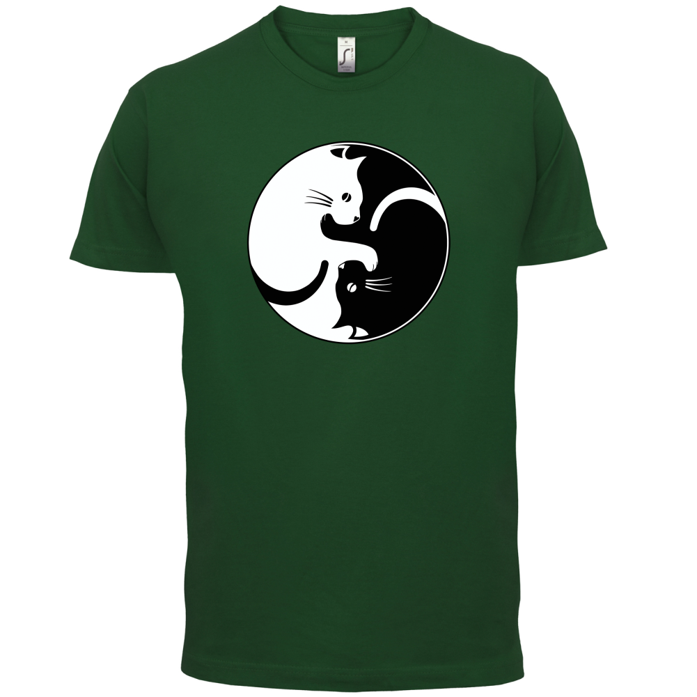 Yin Yang Cat T Shirt