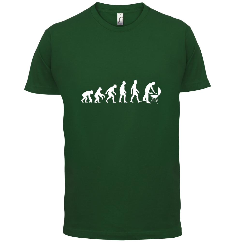 Evolution Of Man BBQ T Shirt