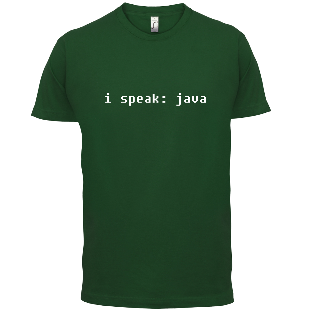 I Speak Java T Shirt