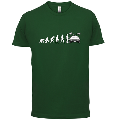 Evolution of Man DMC-12 Driver T Shirt