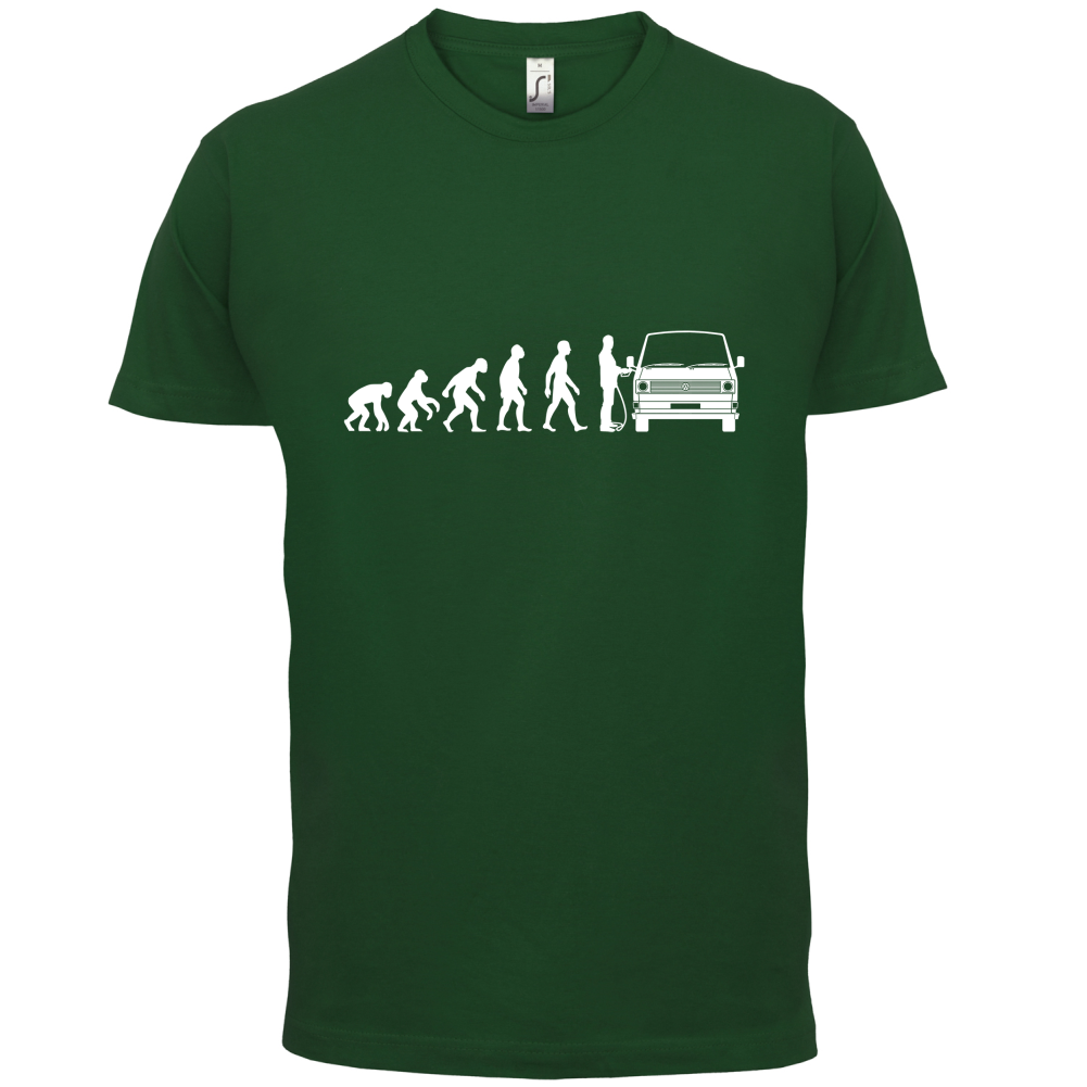 Evolution of Man T3 - T25 Campervan T Shirt