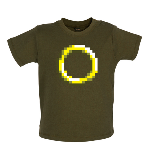 Retro Pixel Ring Baby T Shirt