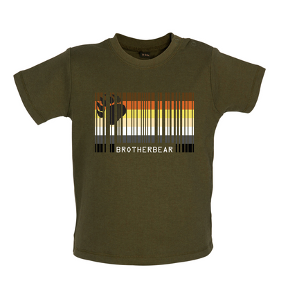 LGBT Barcode Flags - Brother Bear Baby T Shirt