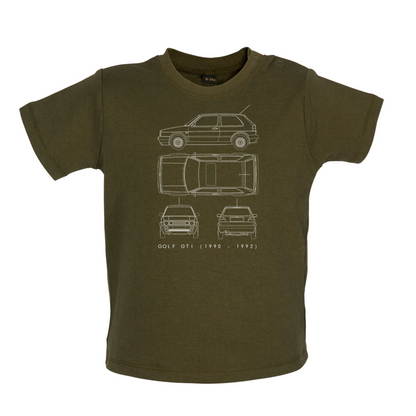 4 View Golf GTI MK2 Baby T Shirt