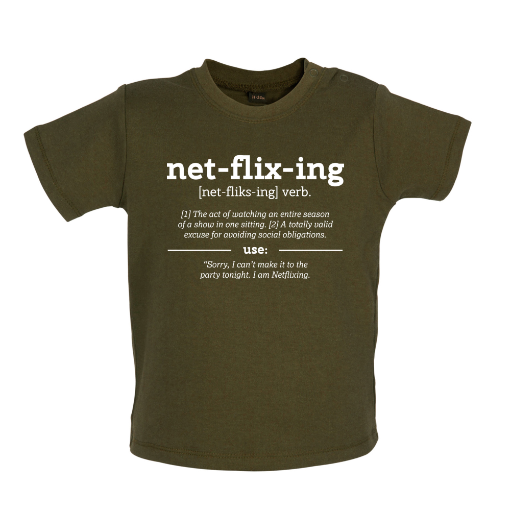 Definition Netflix Baby T Shirt