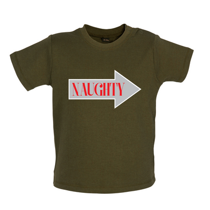 Naughty Arrow Baby T Shirt