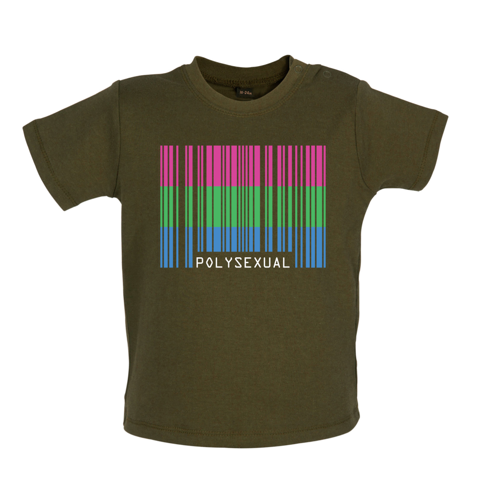 LGBT Barcode Flags - PolySexual Baby T Shirt