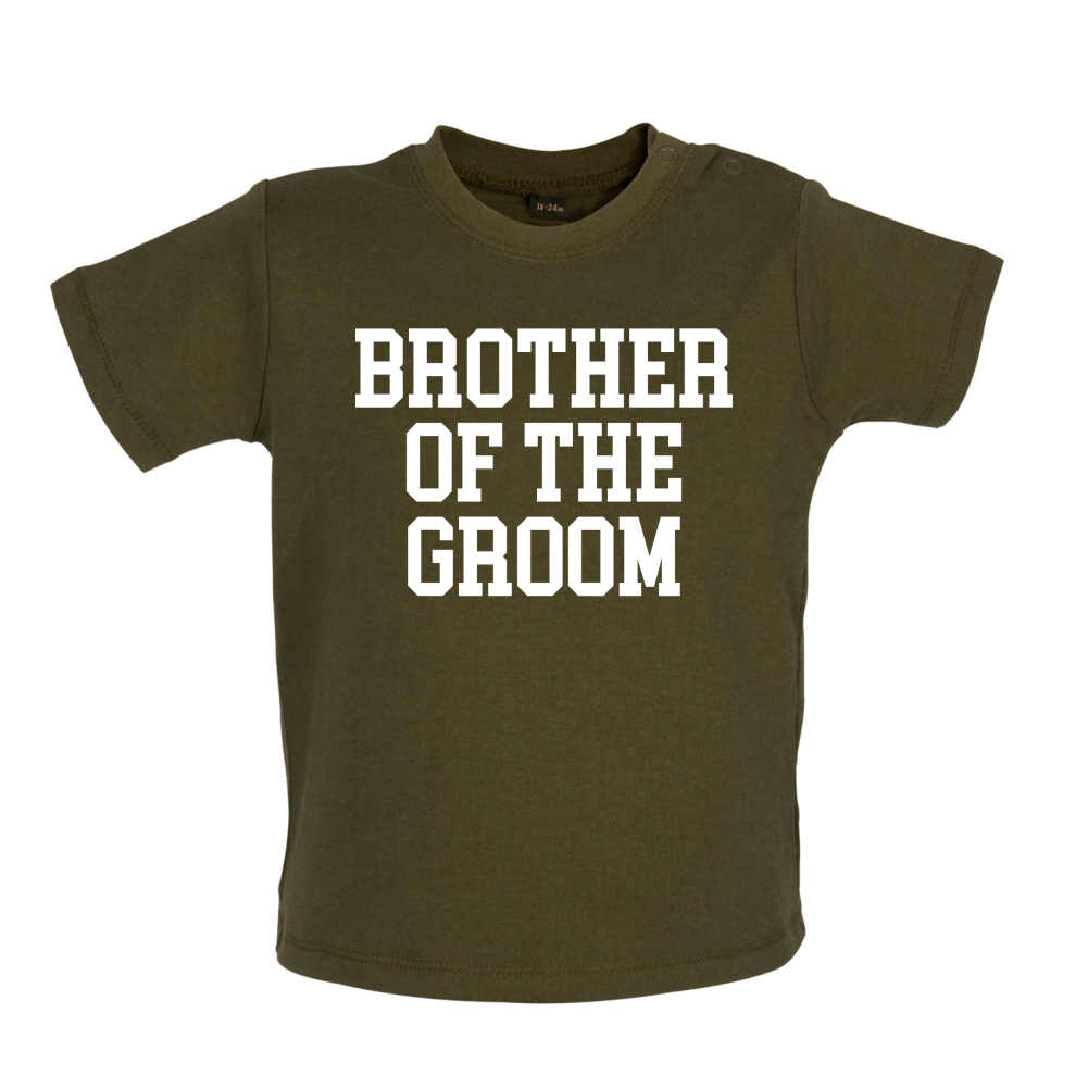 Brother Of The Groom Baby T Shirt