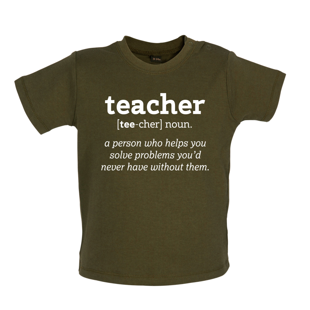 Definition Teacher Baby T Shirt