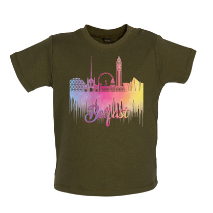 Belfast Silhouette  Baby T Shirt