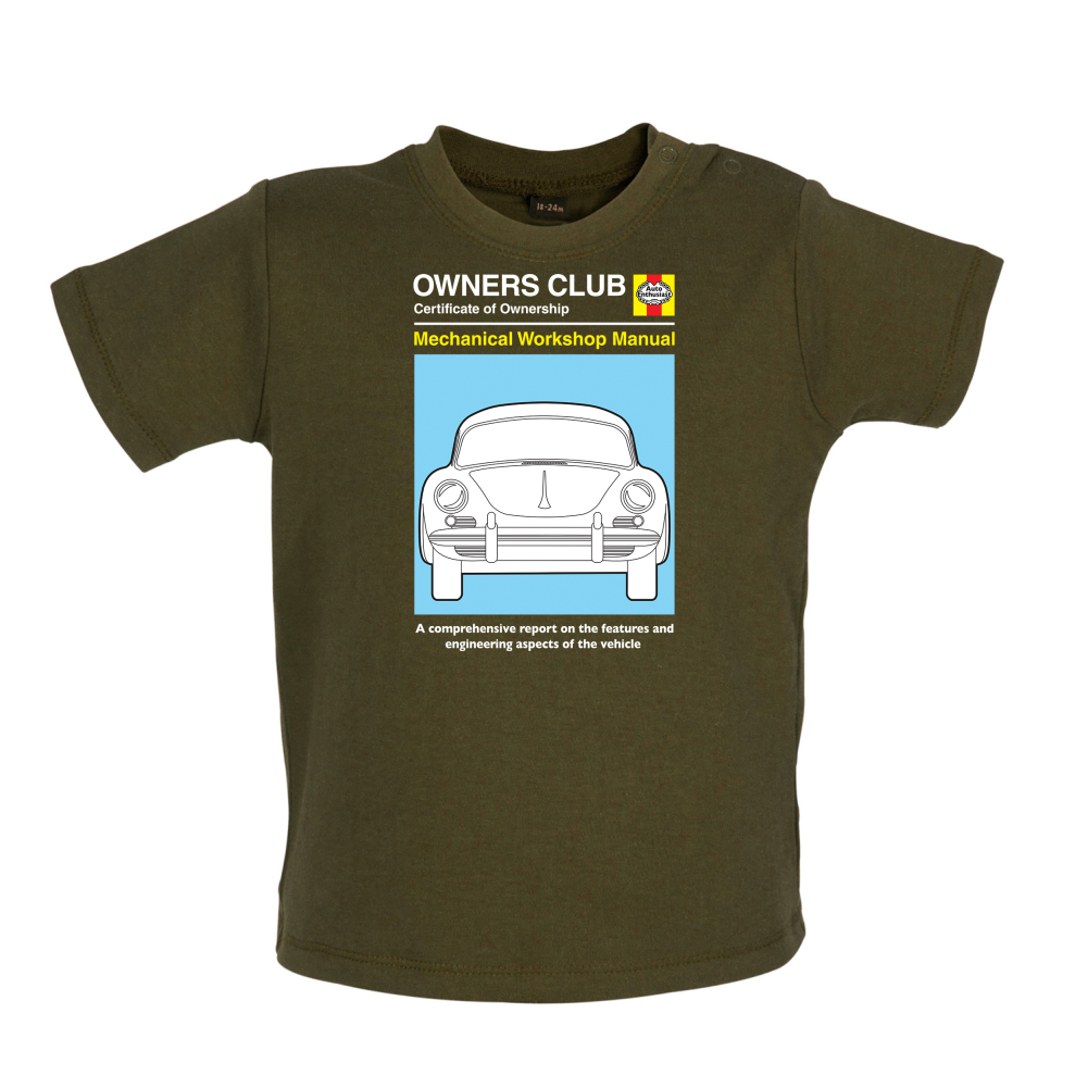 Car Owners Manual 356 Baby T Shirt