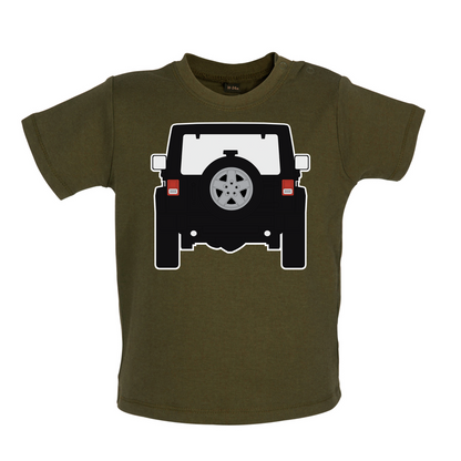 JW Black Rear Baby T Shirt