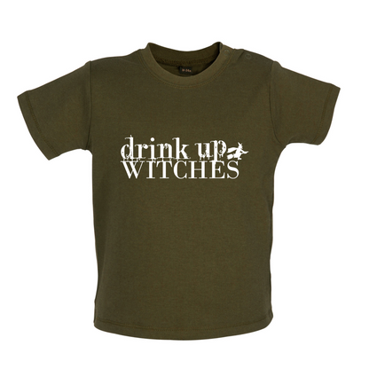 Drink Up Witches Baby T Shirt