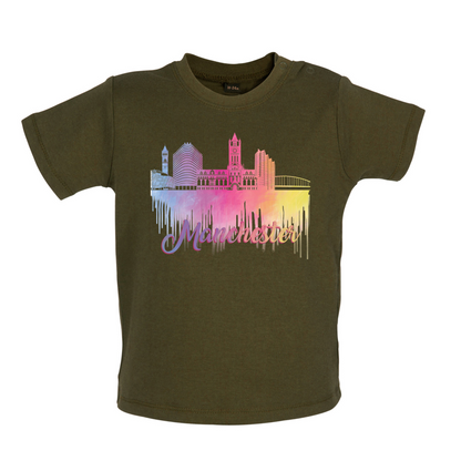 Manchester Silhouette  Baby T Shirt