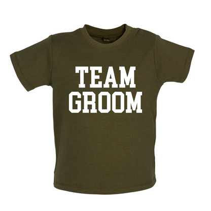 Team Groom  Baby T Shirt