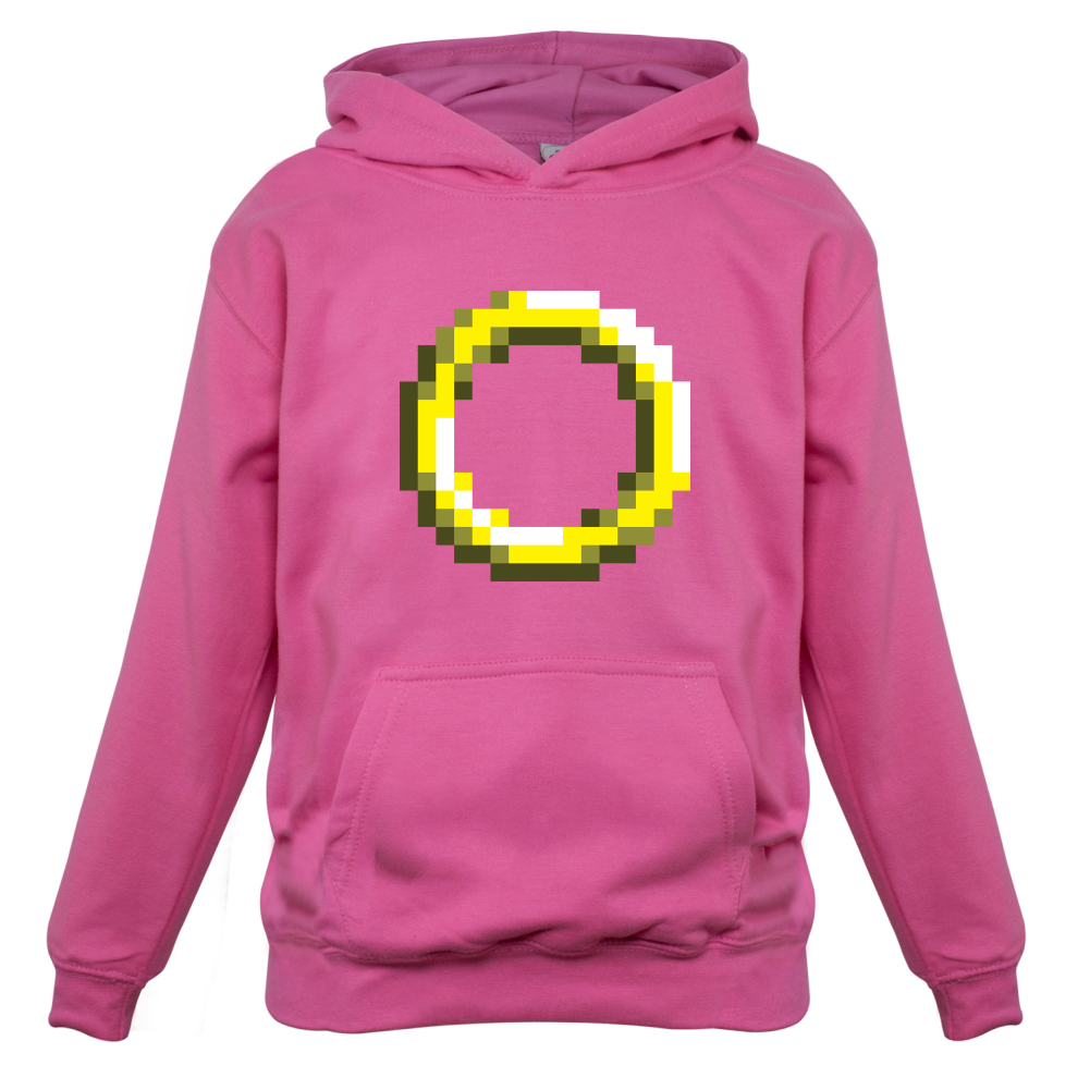 Retro Pixel Ring Kids T Shirt