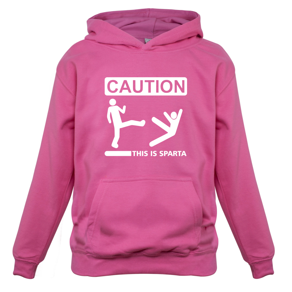 Caution This Is Sparta Kids T Shirt