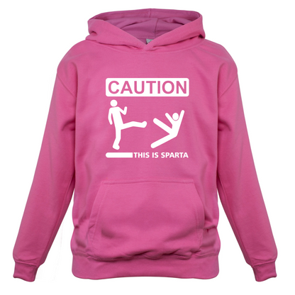 Caution This Is Sparta Kids T Shirt