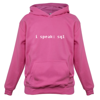 I Speak SQL Kids T Shirt