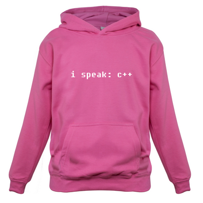 I Speak C Plus Plus Kids T Shirt