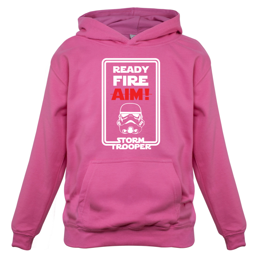 Ready Fire Aim Kids T Shirt